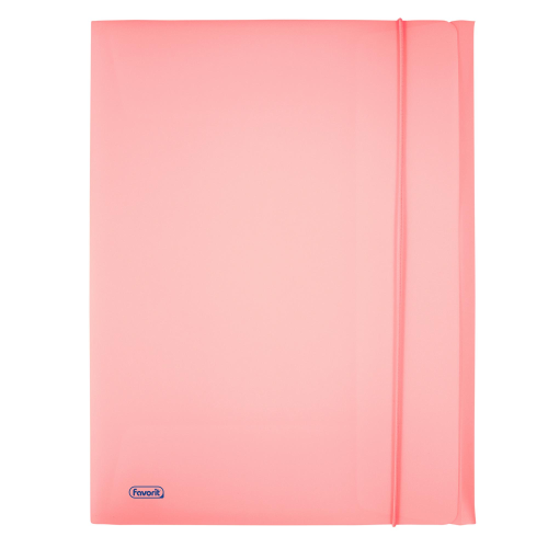 Cartella 3L con elastico Pastel - PPL - 24 x 33cm - cipria - Favorit